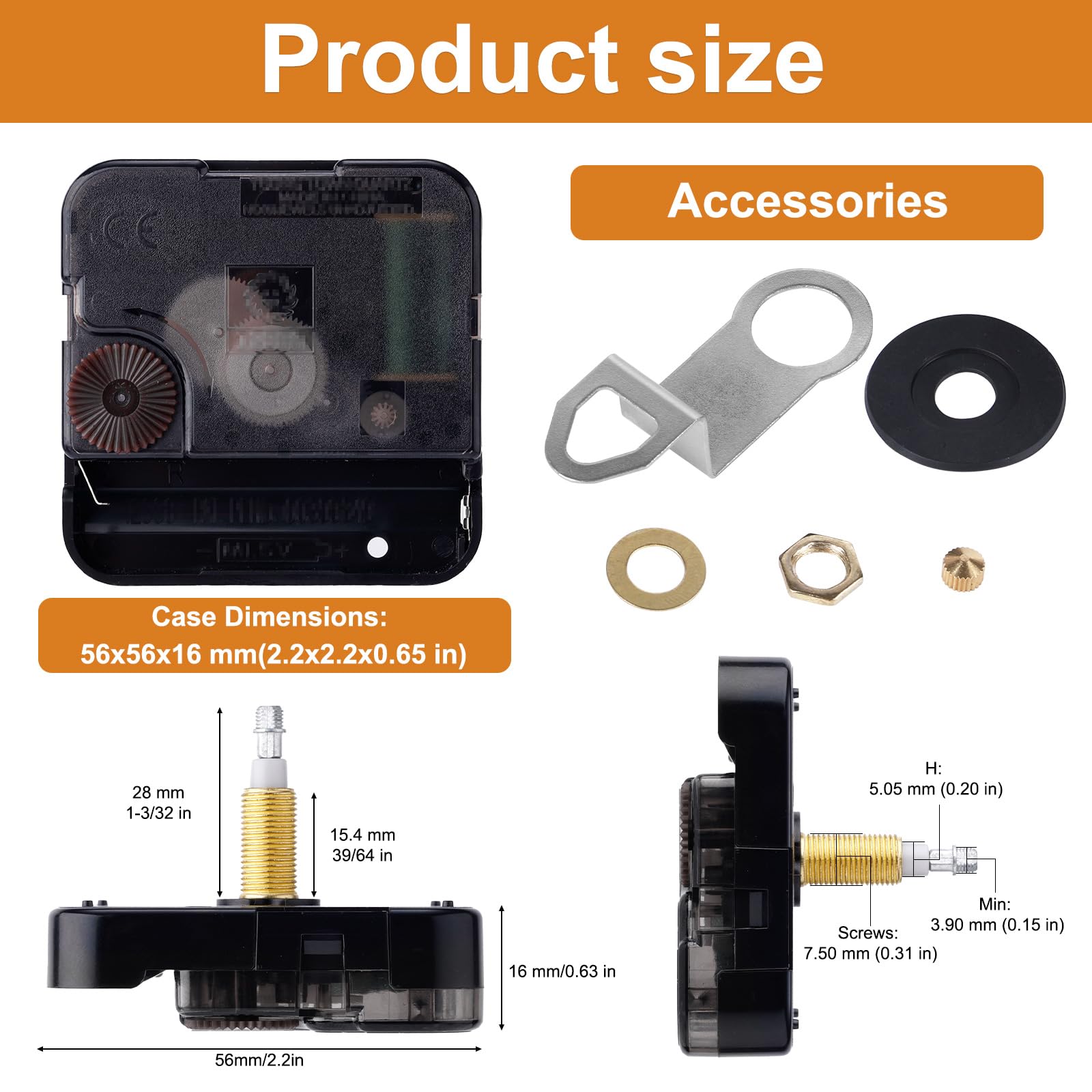 Amazon.co.jp: BOXOB クォーツ時計 12888 ムーブメント交換セット